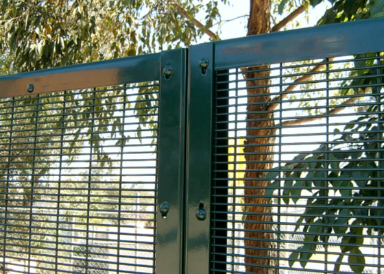Galvanis / Powder Coated 358 Pagar Keamanan Untuk Taman 3 